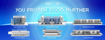 Equipamento de congelamento rápido do CBFI com cinto de malha compatível com ...