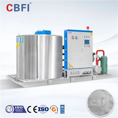 Máquina de gelo em flocos totalmente automática da série CBFI (1-30 toneladas/dia)