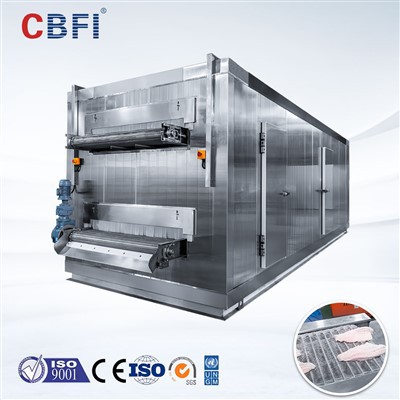 Máquina de congelação rápida integrada alternativa PLC+Tela táctil