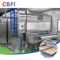 Congelador de túnel, alimentos pré-embalados, cozinha central, ferramenta eficiente de travamento de frescor