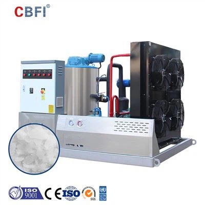 Máquina industrial de fazer gelo em flocos